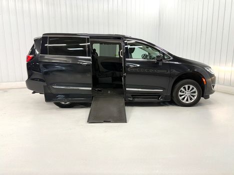 Used Wheelchair Van For Sale: 2019 Chrysler Pacifica TOURING-L Wheelchair Accessible Van For Sale with a Rollx 12.5 Inch Drop Floor Conversion with In-the-floor Ramp on it. VIN: 401849B