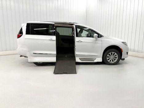 Used Wheelchair Van For Sale: 2019 Chrysler Pacifica TOURING-L Wheelchair Accessible Van For Sale with a Rollx 12.5 Inch Drop Floor Conversion with In-the-floor Ramp on it. VIN: 401891A