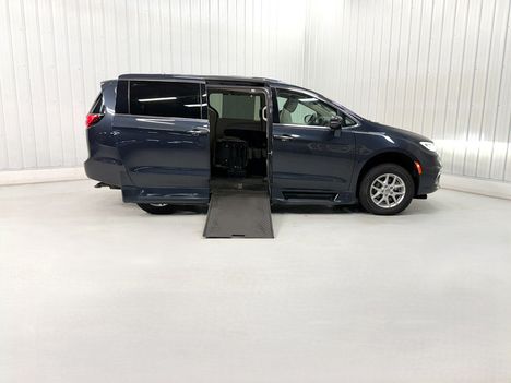Used Wheelchair Van For Sale: 2021 Chrysler Pacifica TOURING L Wheelchair Accessible Van For Sale with a Rollx 12.5 Inch Drop Floor Conversion with In-the-floor Ramp on it. VIN: 401904A