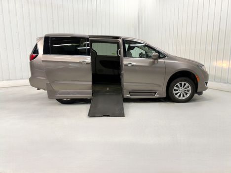 Used Wheelchair Van For Sale: 2018 Chrysler Pacifica TOURING+ Wheelchair Accessible Van For Sale with a Rollx 12.5 Inch Drop Floor Conversion with In-the-floor Ramp on it. VIN: 401968