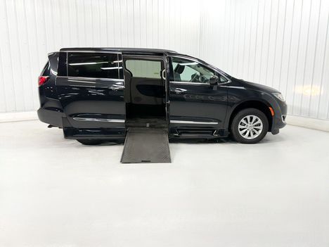 Used Wheelchair Van For Sale: 2017 Chrysler Pacifica TOURING-L Wheelchair Accessible Van For Sale with a Rollx 12.5 Inch Drop Floor Conversion with In-the-floor Ramp on it. VIN: 401971