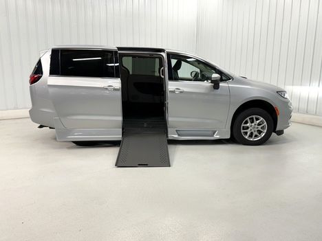Used Wheelchair Van For Sale: 2023 Chrysler Pacifica TOURING L Wheelchair Accessible Van For Sale with a Rollx 12.5 Inch Drop Floor Conversion with In-the-floor Ramp on it. VIN: 401984