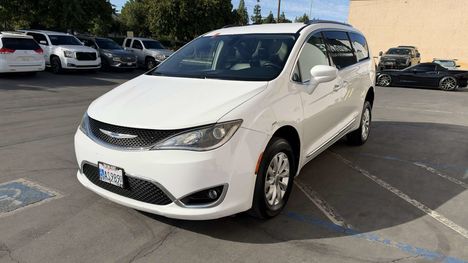 Used Wheelchair Van For Sale: 2019 Chrysler Pacifica Touring L Wheelchair Accessible Van For Sale with a Freedom Motors Manual Chrysler Rear Entry on it. VIN: 2C4RC1BG0KR612996
