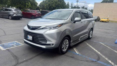 Used Wheelchair Van For Sale: 2023 Toyota Sienna Platinum Wheelchair Accessible Van For Sale with a VMI Toyota Sienna Hybrid - AWD on it. VIN: 5TDESKFC7PS095368