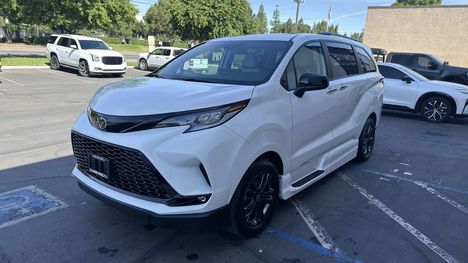 New Wheelchair Van For Sale: 2026 Toyota Sienna XSE Wheelchair Accessible Van For Sale with a VMI Toyota Sienna Hybrid - AWD on it. VIN: 5TDXSKFC3TS232163