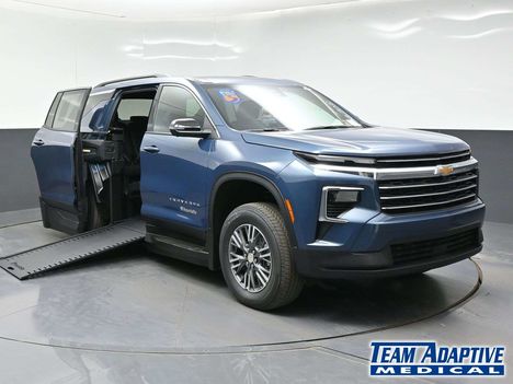 New Wheelchair Van For Sale: 2026 Chevrolet Traverse LT Wheelchair Accessible Van For Sale with a BraunAbility Chevrolet Traverse - Wheelchair SUV on it. VIN: 1GBERGKS0TJ327018