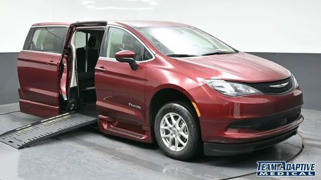 Used Wheelchair Van For Sale: 2023 Chrysler Voyager LX Wheelchair Accessible Van For Sale with a BraunAbility Chrysler Foldout XT on it. VIN: 2C4RC1CG7PR596284