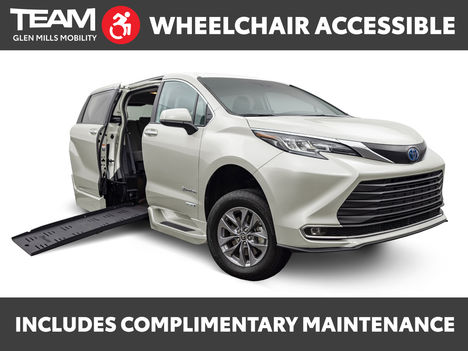 Used Wheelchair Van For Sale: 2025 Toyota Sienna XLE Wheelchair Accessible Van For Sale with a  on it. VIN: 5TDJRKEC5SS237785