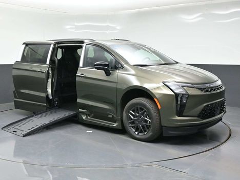 New Wheelchair Van For Sale: 2027 Chrysler Pacifica Select Wheelchair Accessible Van For Sale with a BraunAbility Chrysler Foldout XT on it. VIN: 2C4RC1BG4VR569493
