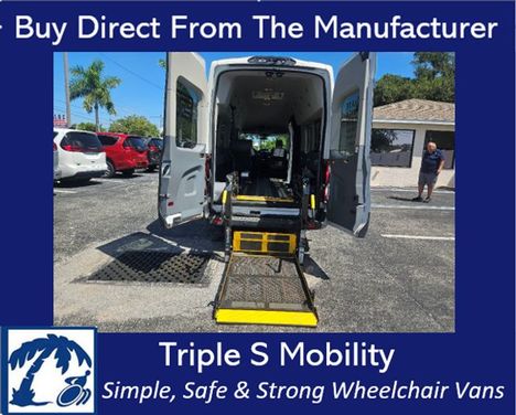 Used Wheelchair Van For Sale: 2018 Ford T-350  Wheelchair Accessible Van For Sale with a Handicap Accessible Van on it. VIN: 1FDVU4XGXJKA97505