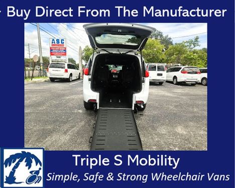 Used Wheelchair Van For Sale: 2019 Chrysler Pacifica  Wheelchair Accessible Van For Sale with a Triple S Manual Rear Entry on it. VIN: 2C4RC1BG7KR567264