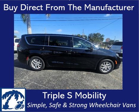 Used Wheelchair Van For Sale: 2026 Chrysler Pacifica  Wheelchair Accessible Van For Sale with a Triple S Manual Rear Entry on it. VIN: 2C4RC1BG7TR160319
