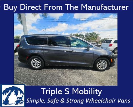 Used Wheelchair Van For Sale: 2022 Chrysler Voyager  Wheelchair Accessible Van For Sale with a Triple S Manual Rear Entry on it. VIN: 2C4RC1CG7NR203798