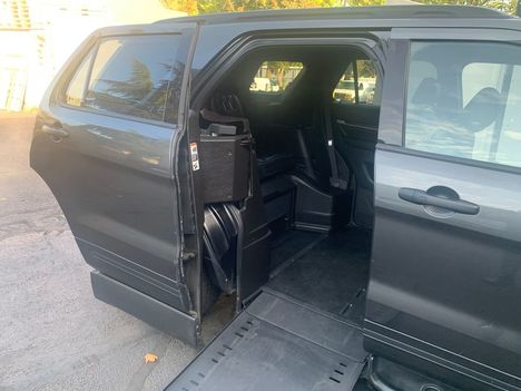 Used Wheelchair Van For Sale: 2017 Ford Explorer Limited Wheelchair Accessible Van For Sale with a BraunAbility XI on it. VIN: 1FM5K7F84HGB83424