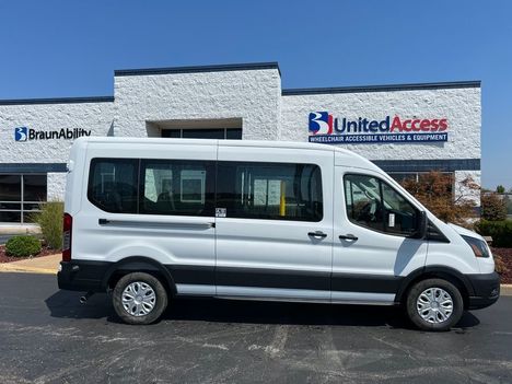 New Wheelchair Van For Sale: 2026 Ford Transit 150 Wheelchair Accessible Van For Sale with a Passenger Side LIFT on it. VIN: 1FTYE1C88TKB31827