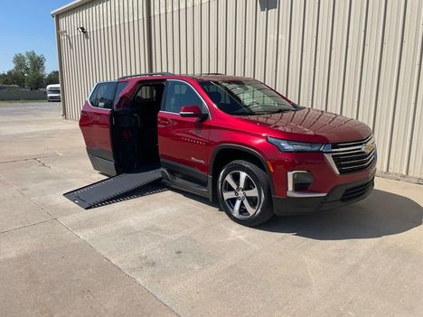 Used Wheelchair Van For Sale: 2023 Chevrolet Traverse 3LT Wheelchair Accessible Van For Sale with a BraunAbility XI on it. VIN: 1GNERHKWXPJ209818