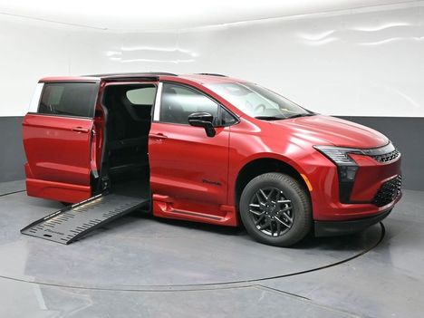 New Wheelchair Van For Sale: 2027 Chrysler Pacifica Select Sport Wheelchair Accessible Van For Sale with a BraunAbility XT on it. VIN: 2C4RC1BG5VR577912