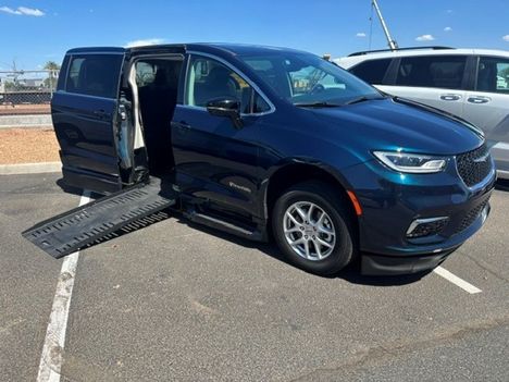 Used Wheelchair Van For Sale: 2024 Chrysler Pacifica Touring L Safety Wheelchair Accessible Van For Sale with a BraunAbility XT on it. VIN: 2C4RC1BGXRR100902