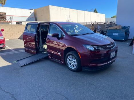 Used Wheelchair Van For Sale: 2023 Chrysler Voyager LX Base Wheelchair Accessible Van For Sale with a BraunAbility XI on it. VIN: 2C4RC1CG1PR522570