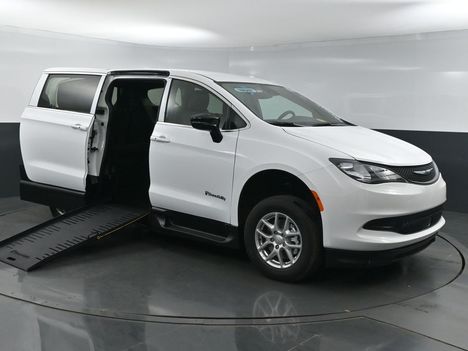 New Wheelchair Van For Sale: 2026 Chrysler Voyager LX Wheelchair Accessible Van For Sale with a BraunAbility ADA Entervan on it. VIN: 2C4RC1CG5TR264774