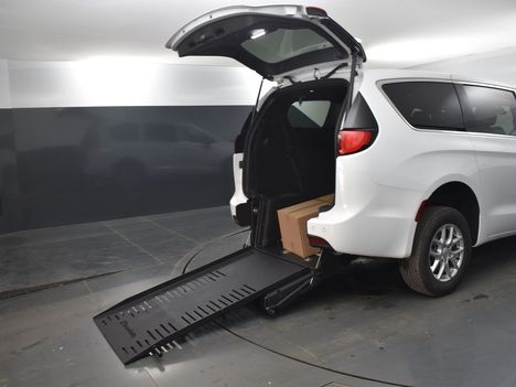 Used Wheelchair Van For Sale: 2023 Chrysler Voyager LX Wheelchair Accessible Van For Sale with a BraunAbility Manual Rear Entry on it. VIN: 2C4RC1CG9PR567790