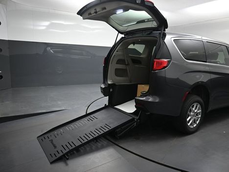 Used Wheelchair Van For Sale: 2023 Chrysler Voyager LX Wheelchair Accessible Van For Sale with a BraunAbility Manual Rear Entry on it. VIN: 2C4RC1CG9PR585741