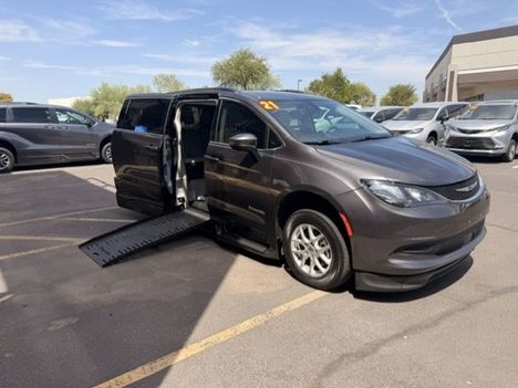 Used Wheelchair Van For Sale: 2021 Chrysler Voyager LXi Wheelchair Accessible Van For Sale with a BraunAbility XT on it. VIN: 2C4RC1DG9MR537988