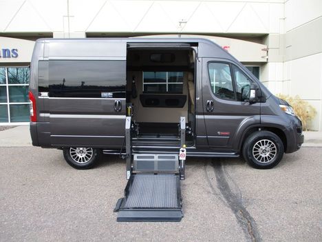 New Wheelchair Van For Sale: 2025 Ram Promaster Tradesman 2500 Wheelchair Accessible Van For Sale with a Tempest X HT on it. VIN: 3C6LRVCG8SE514771