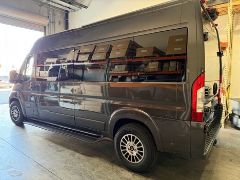 New Wheelchair Van For Sale: 2025 Ram Promaster SLT+ 2500 159WB HR Wheelchair Accessible Van For Sale with a Tempest XL HT on it. VIN: 3C6LRVPG6SE526265