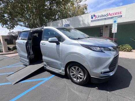 Used Wheelchair Van For Sale: 2021 Toyota Sienna XLE Wheelchair Accessible Van For Sale with a VMI Northstar on it. VIN: 5TDYRKEC6MS050170
