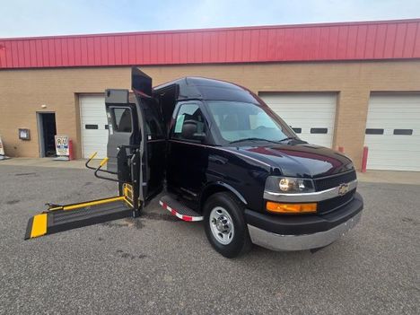 Used Wheelchair Van For Sale: 2013 Chevrolet Express LT Extended Van 3D Wheelchair Accessible Van For Sale with a  on it. VIN: 1GBZG1FA3D1186422