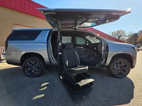 Used Wheelchair Van For Sale: 2025 Chevrolet Suburban LS Sport Utility 4D Wheelchair Accessible Van For Sale with a  on it. VIN: 1GNS6BRD1SR269476