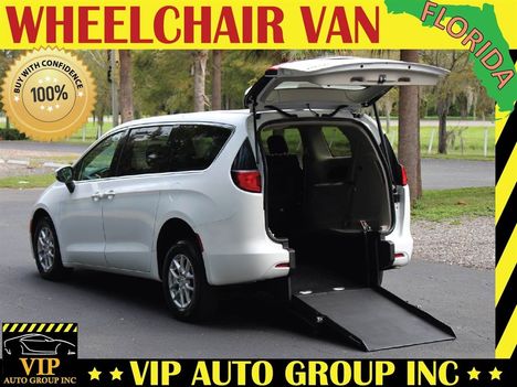 Used Wheelchair Van For Sale: 2022 Chrysler Voyager LX Wheelchair Accessible Van For Sale with a ATS Rear Entry Manual Ramp on it. VIN: 2C4RC1CG5NR204643