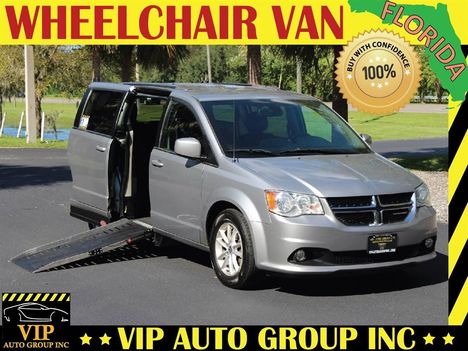 Used Wheelchair Van For Sale: 2019 Dodge Grand Caravan SXT Wheelchair Accessible Van For Sale with a Adaptive Vans Side Entry Power Ramp on it. VIN: 2C4RDGCG4KR804727