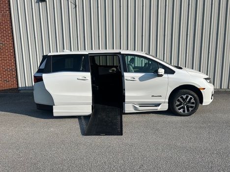 New Wheelchair Van For Sale: 2026 Honda Odyssey EX-L Wheelchair Accessible Van For Sale with a  on it. VIN: 5FNRL6H64TB066969
