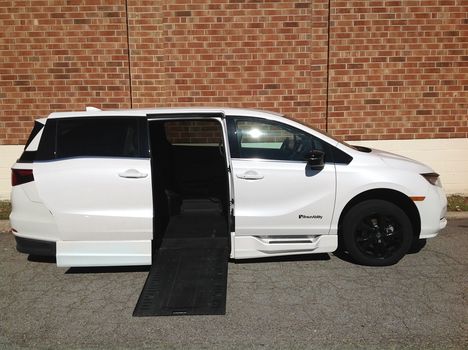 Used Wheelchair Van For Sale: 2024 Honda Odyssey Sport Wheelchair Accessible Van For Sale with a  on it. VIN: 5FNRL6H73RB033494