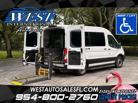 Used Wheelchair Van For Sale: 2018 Ford T-150 Medium Roof w/Sliding Side Door w/RWB Va Wheelchair Accessible Van For Sale with a  on it. VIN: 1FTYE1CM9JKB35671